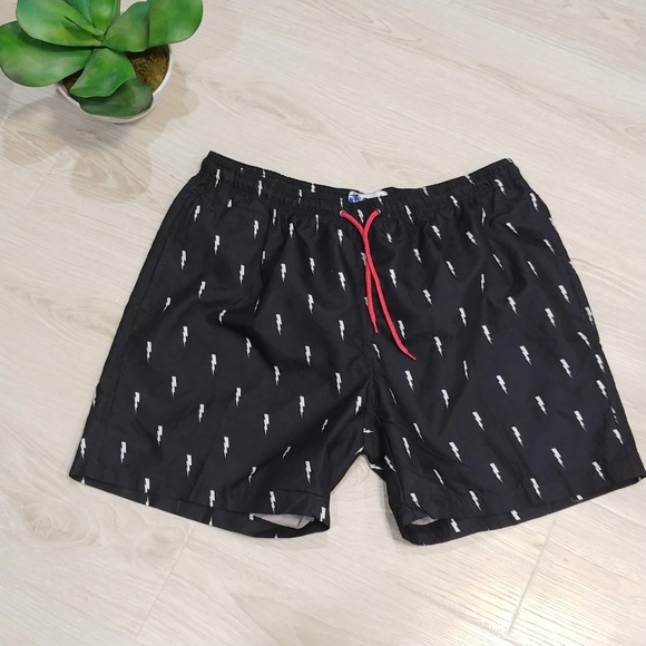 lightning bolt swim trunks